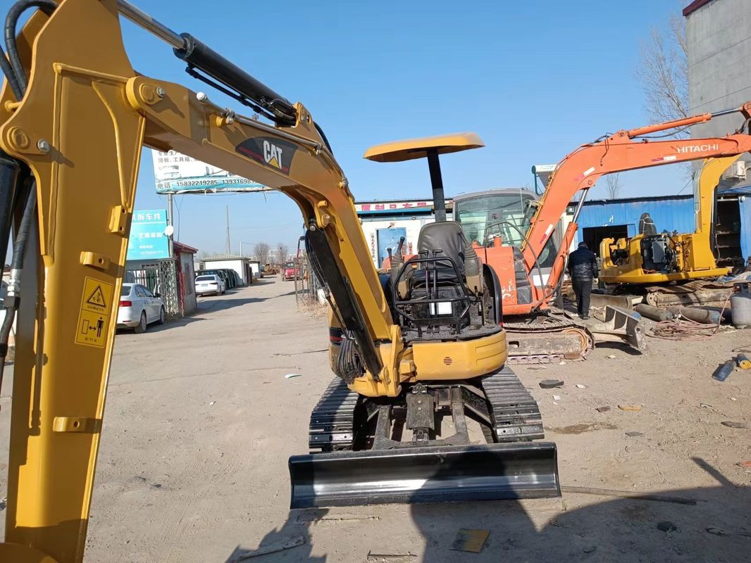 Kullanılmış mini ekskavatör CAT303 araba kullanmadan kabin el toprak kazıcı Çin mini kazıcı