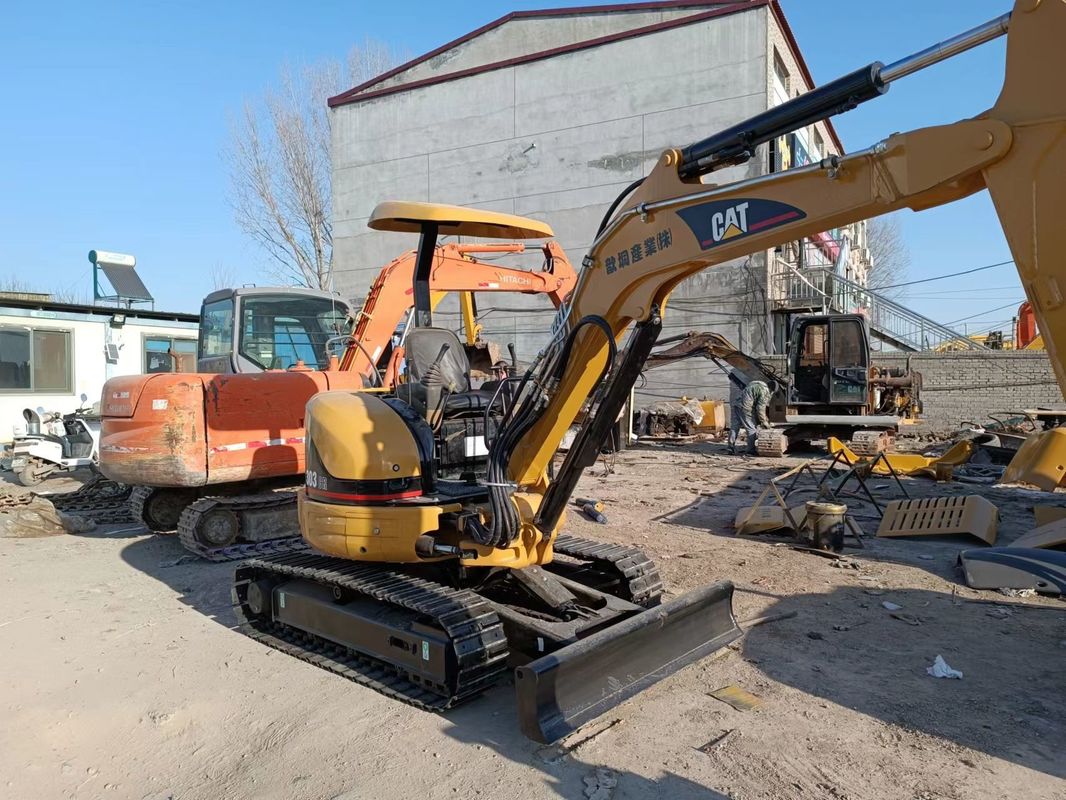 Kullanılmış mini ekskavatör CAT303 araba kullanmadan kabin el toprak kazıcı Çin mini kazıcı
