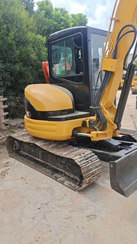 Kullanılmış mini kazık makinesi CAT303 sürücü kabinli el toprak kazıcı Çin mini kazıcı