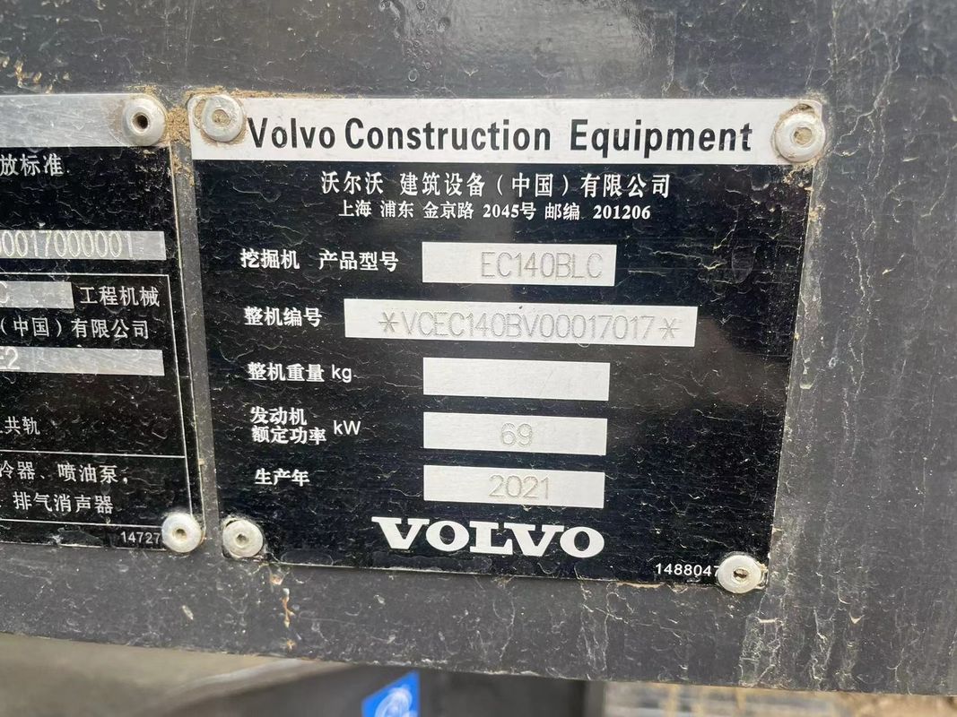 Volvo EC140DL kazıcı kullanılmış makine satılıyor