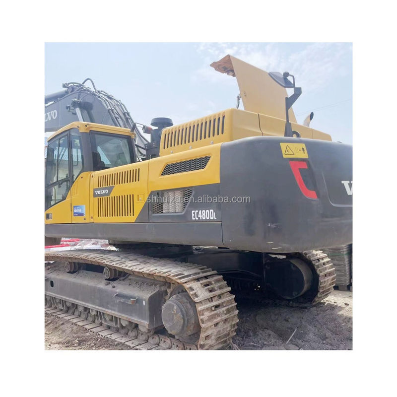 Kullanılmış ekskavatör VOLVO EC480/İsviçre orijinal makine ağır ekipman makine ikinci el makine 48T