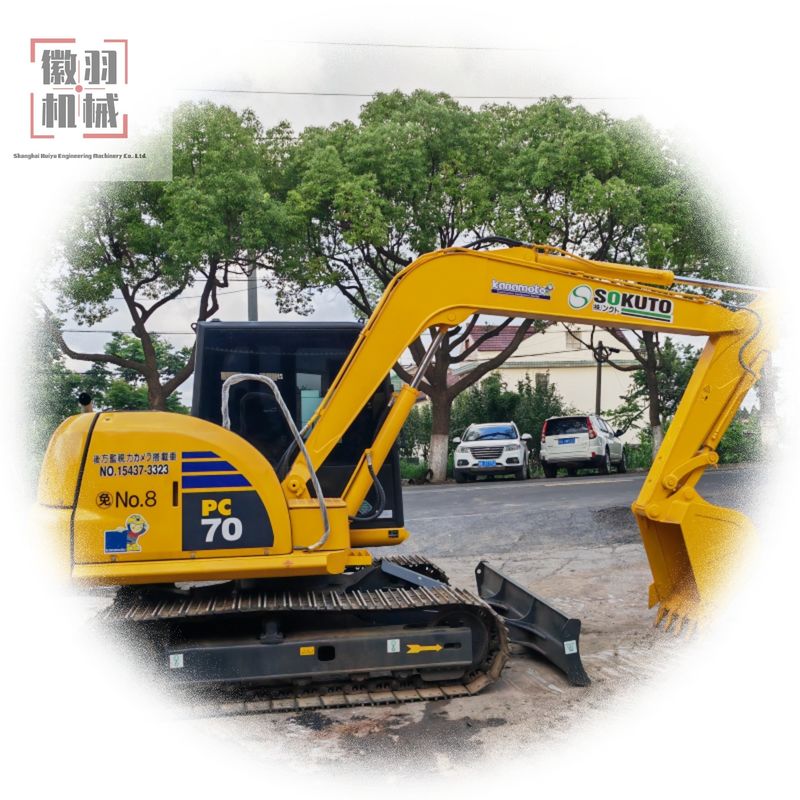 Kullanılmış Crawler Excavator iyi kaliteli excavator makine /kullanılmış KomatsuPC70-8 pc200-8 ucuz fiyatla /orjinal japan