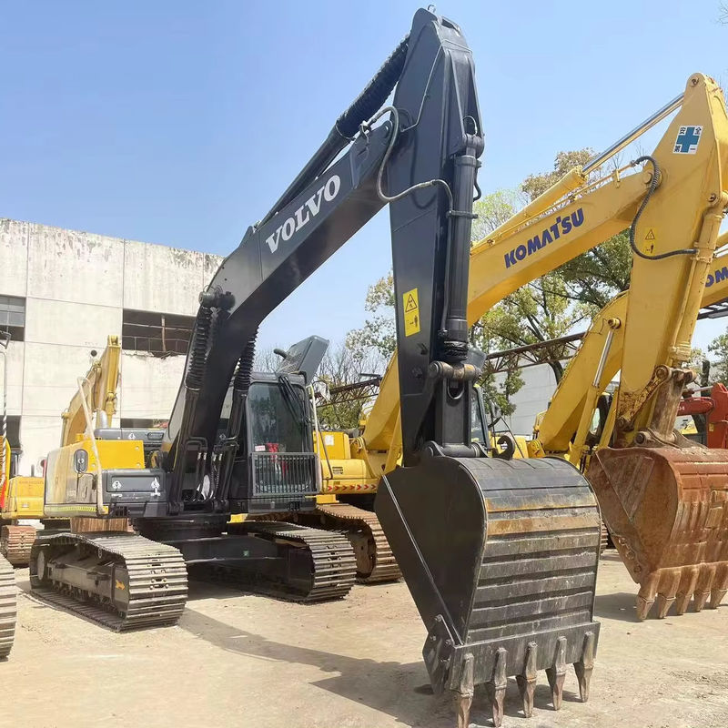21000kg Kullanılmış Hidrolik Gezgin Kazıcı İkinci El Volvo Ec210 1.1m3 kova Kapasitesi