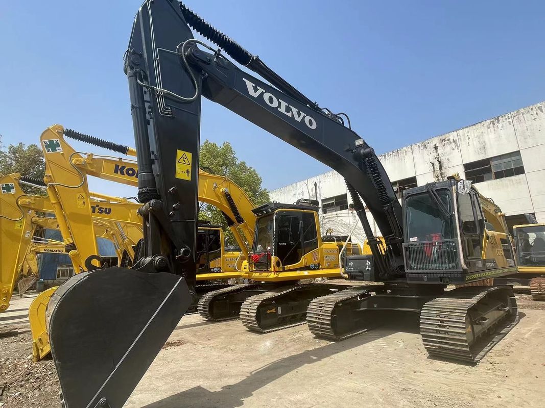 21000kg Kullanılmış Hidrolik Gezgin Kazıcı İkinci El Volvo Ec210 1.1m3 kova Kapasitesi