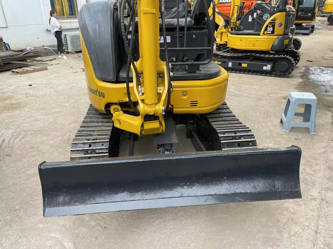 Kullanılmış Komatsu PC18 PC35MR mini ekskavatör inşaat makinesi / ikinci el hidrolik mini ekskavatör komatsu iyi kalite