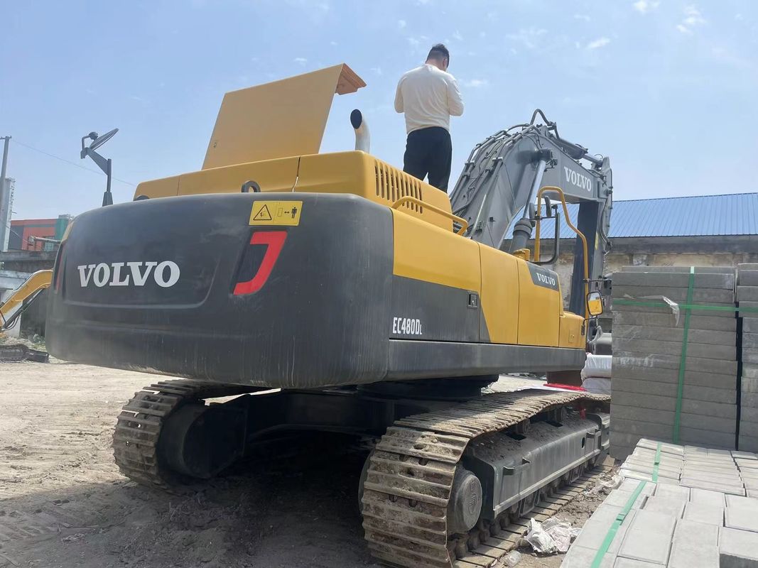 48 tonluk dev kazma makinesi kullanılmış Volvo 480 ikinci el büyük güç kazıcı