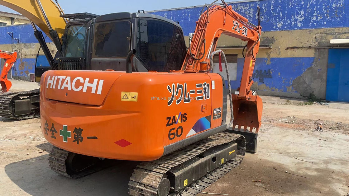 Kaliteli Hitachi kullanılmış zx60 6 tonluk mini ekskavatörler 60 model ikinci el orijinal boya min I ekskavatör Hitachi