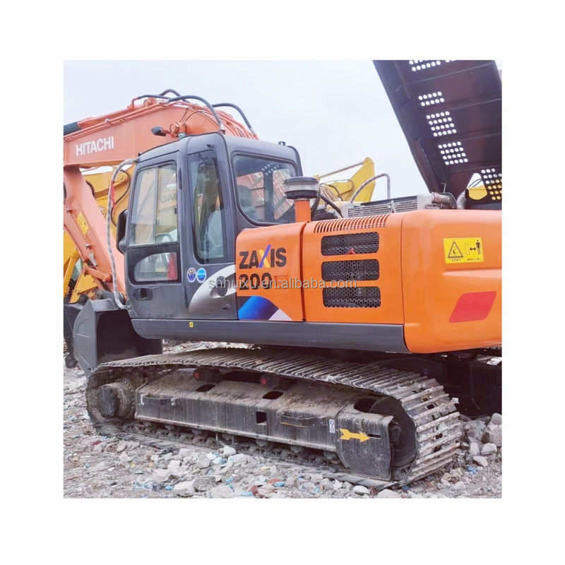 Kullanılmış Japon Hitachi Ex200 Crawler kazıcı inşaat ikinci el iyi durumda Hitachi zx200
