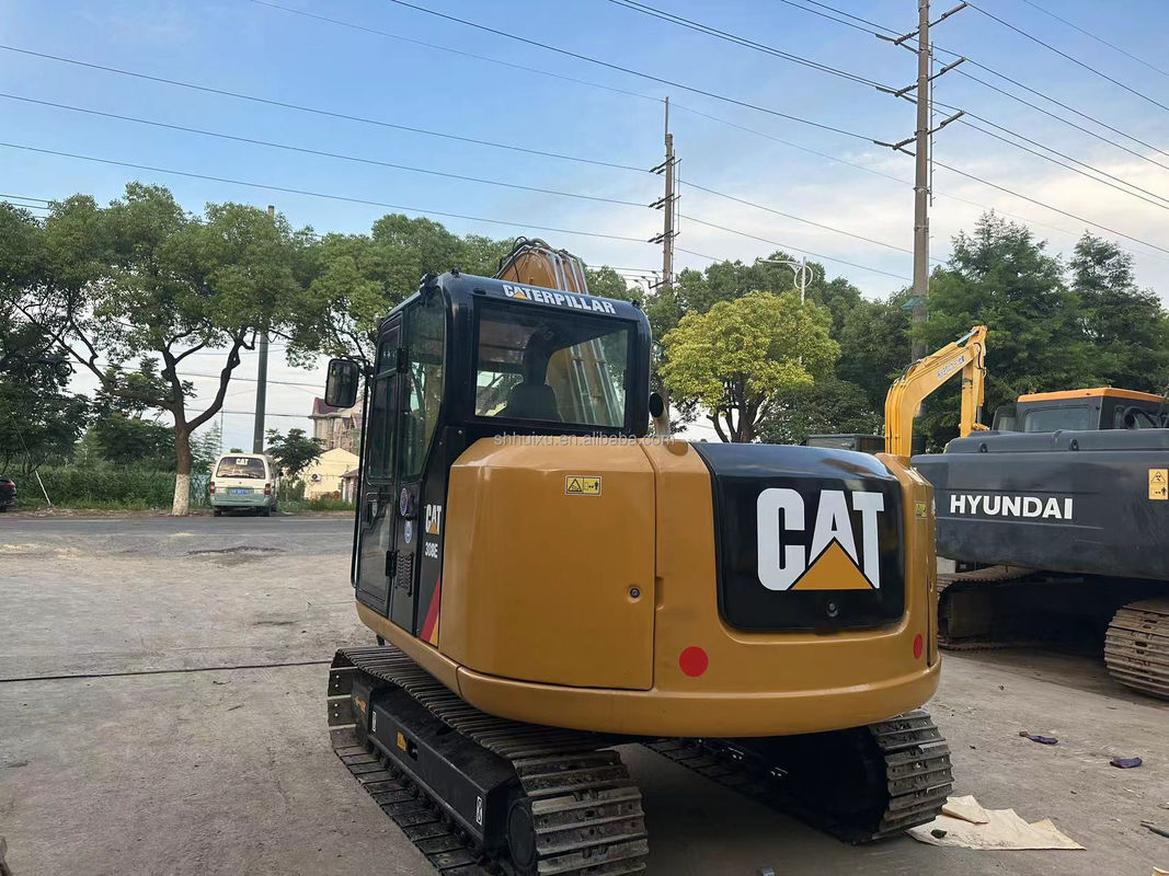 Kullanılmış CAT 308E 307E 306E 305E kazık makinesi, Cat 306 E 306D 307D 308 kesiciler hattı,dozerli mini kazık makinesi CAT 306E2