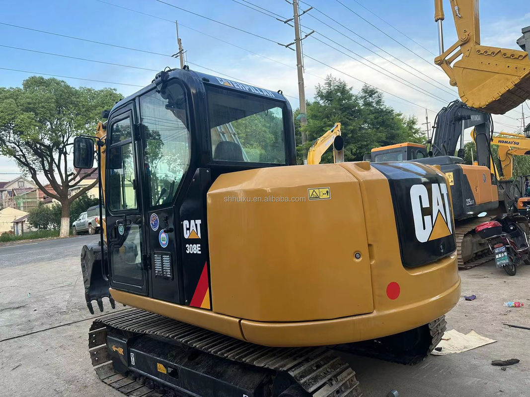 Kullanılmış CAT 308E 307E 306E 305E kazık makinesi, Cat 306 E 306D 307D 308 kesiciler hattı,dozerli mini kazık makinesi CAT 306E2