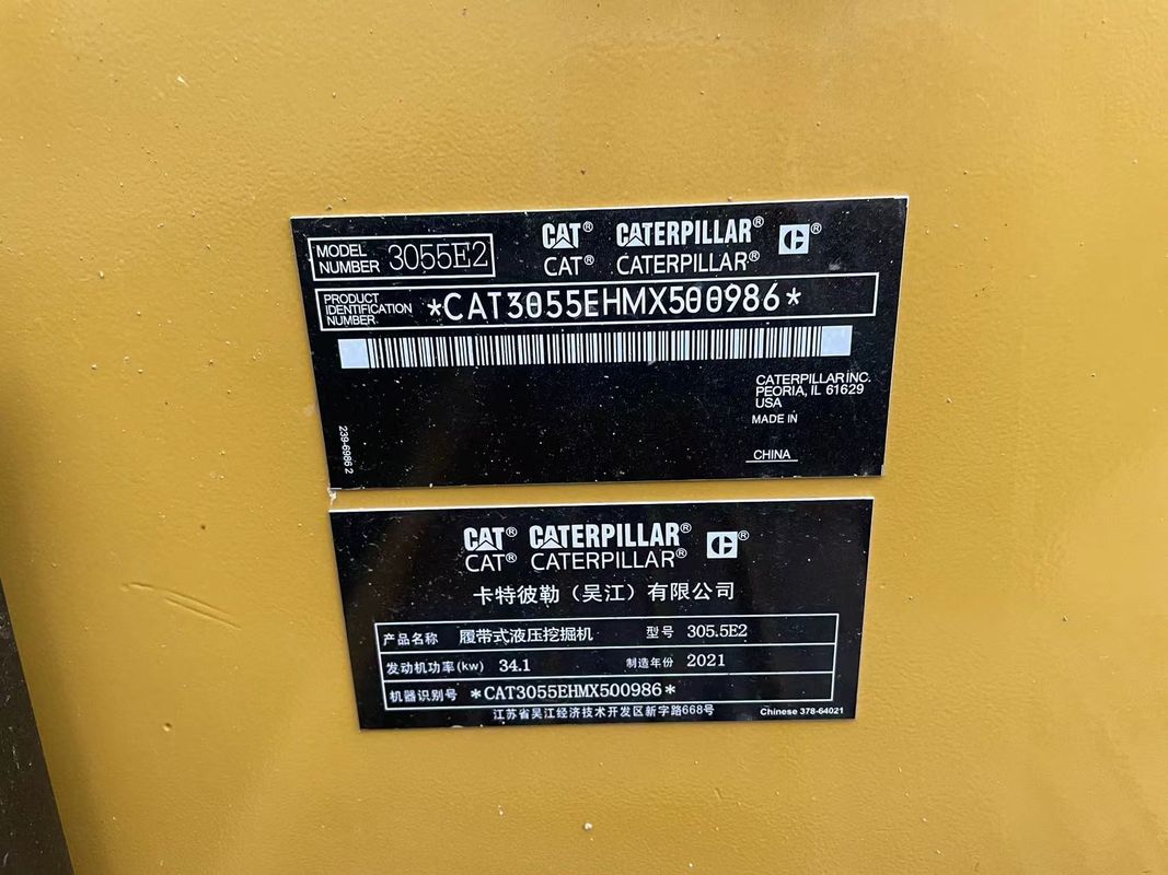 Kullanılmış kazıcı CAT305.5 kazıcı kullanılmış makine 5.5ton kedi kazıcı kullanılmış kazıcı kullanılmış cat3055