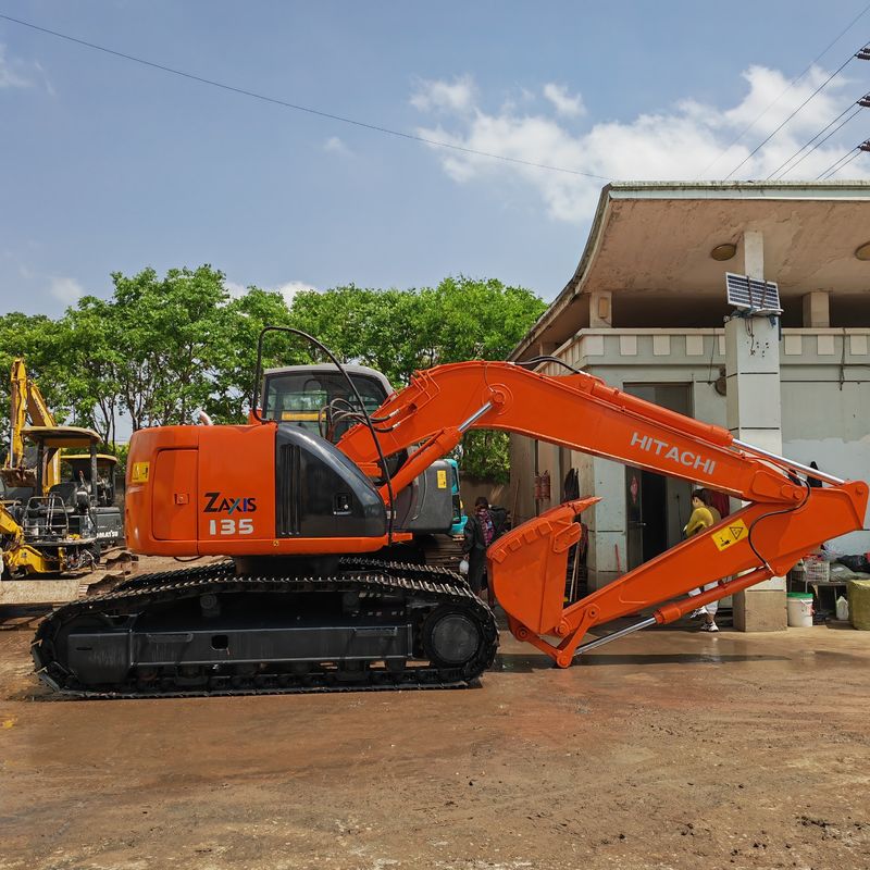 Hitachi stokta % 90 ikinci el Hitachi zx135/kullanılmış sürünen kazıcı Hitachi zx135 satılıyor