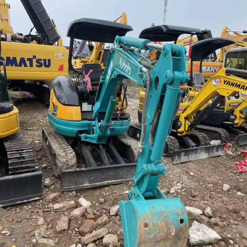 Kullanılmış mini sürünen kazıcı Kubota U-20 ikinci el mini kazıcı Kubota U-20