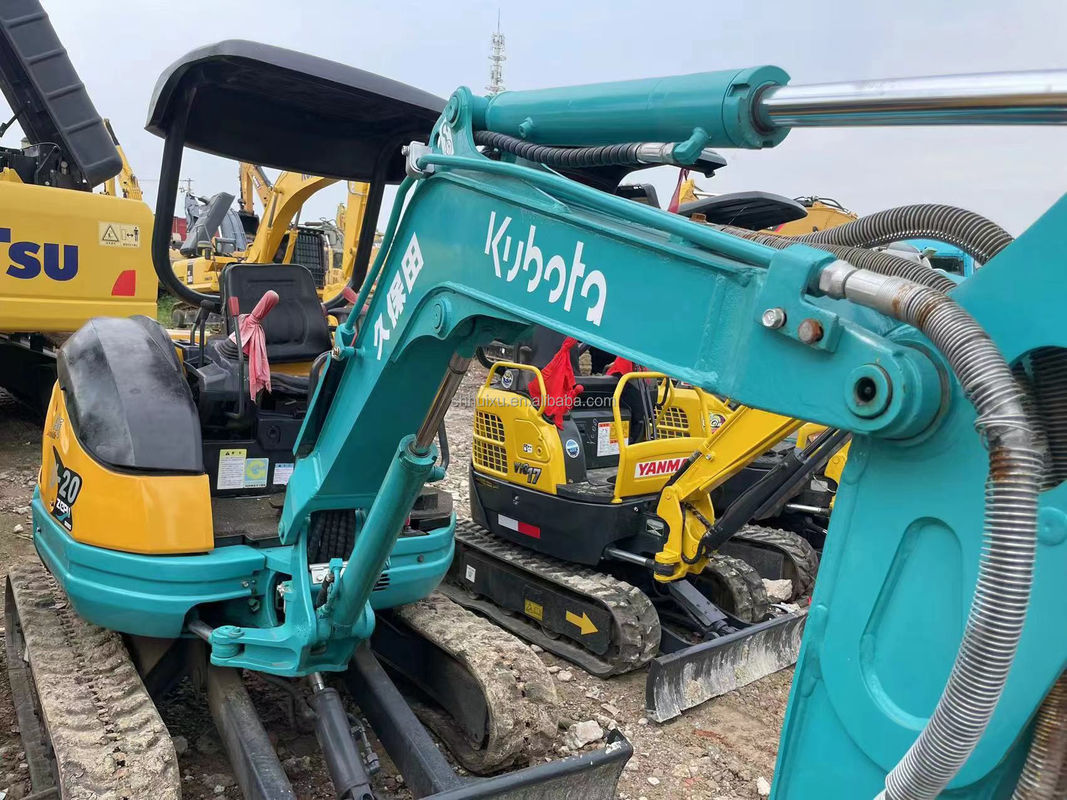 Kullanılmış mini sürünen kazıcı Kubota U-20 ikinci el mini kazıcı Kubota U-20