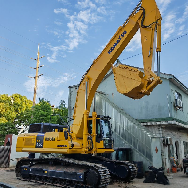 Yüksek Kazma Gücü Kullanılmış Sürünen Ekskavatör Komatsu PC400, İkinci El Mini Ekskavatör PC400-7 satılıyor