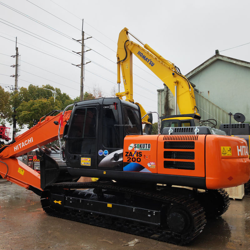 HITACHI kazıcı hitachi zx200 kazıcı ikinci el inşaat toprak makineleri düşük fiyatlı ikinci el kazıcı