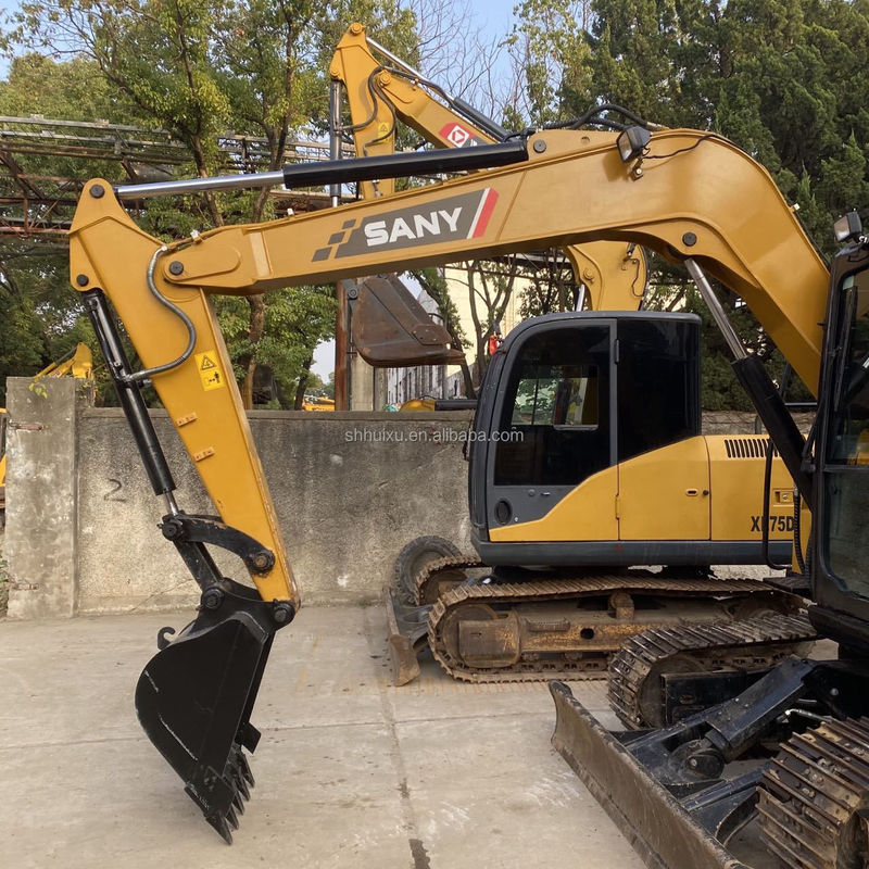 Çin Orijinal Kullanılmış Sany Ekskavatörü 75c SY75C-10 SY75C-8 SY75C-9 Mini Ekskavatörü 8 Ton