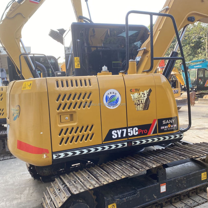Çin Orijinal Kullanılmış Sany Ekskavatörü 75c SY75C-10 SY75C-8 SY75C-9 Mini Ekskavatörü 8 Ton