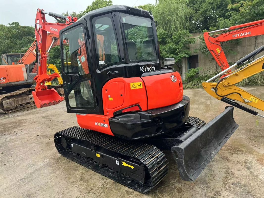 Düşük Fiyatlı kullanılmış kazık makinesi 6.5 ton Hidrolik KUBOTA KX165 kazık makinesi ikinci el KUBOTA165 kazık makineleri orijinal Japonya satış için
