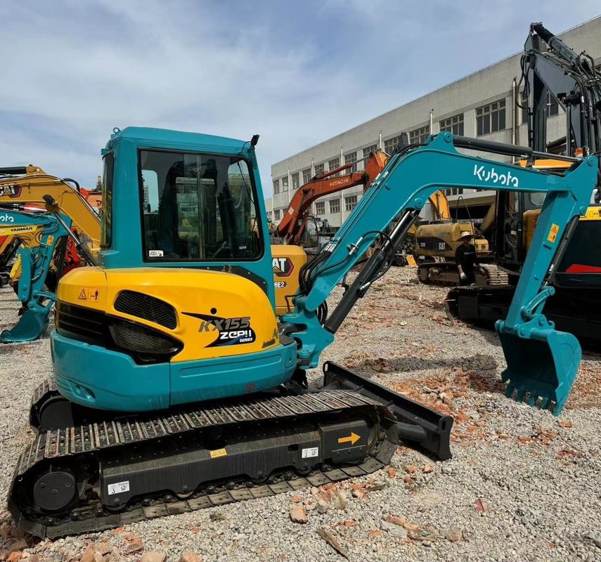 Kullanılmış sürünen kazıcı Kubotad 155 Kaliteli inşaat makineleri Japon Mini Kubota 155 Ucuz fiyatla
