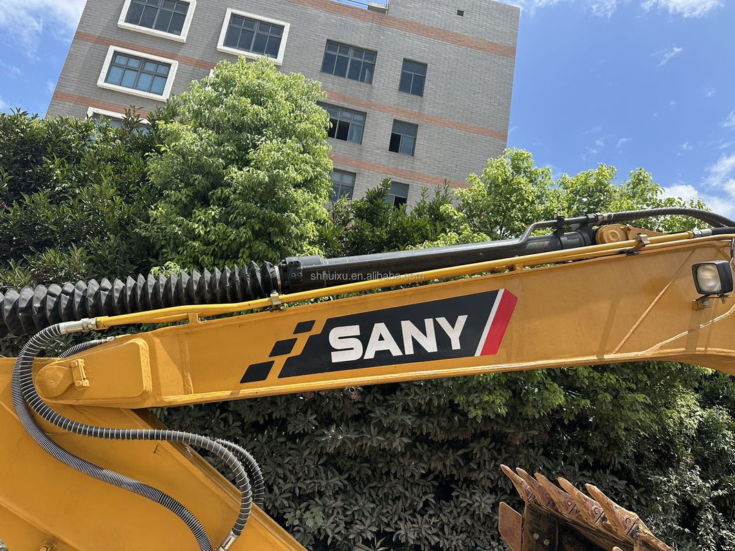Kullanılmış Crawler Hidrolik Kazıcı Sany 135 Çin Marka EPA Sertifikasyonu İnşaat Makinesi