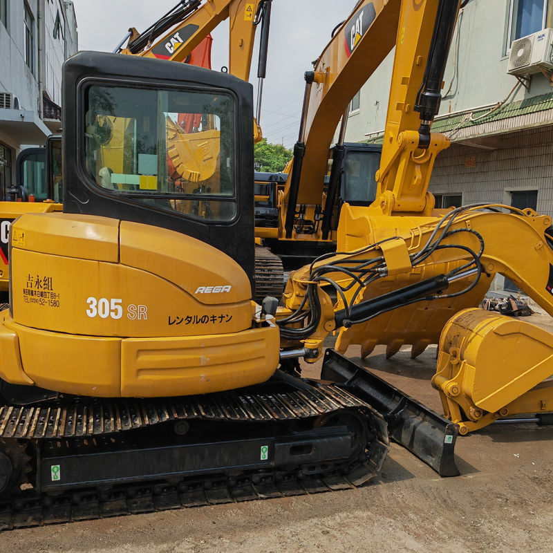 5 Ton Kullanılmış Cat 305sr Kullanılmış Mini Crawler Excavator İkinci El Mini Excavator