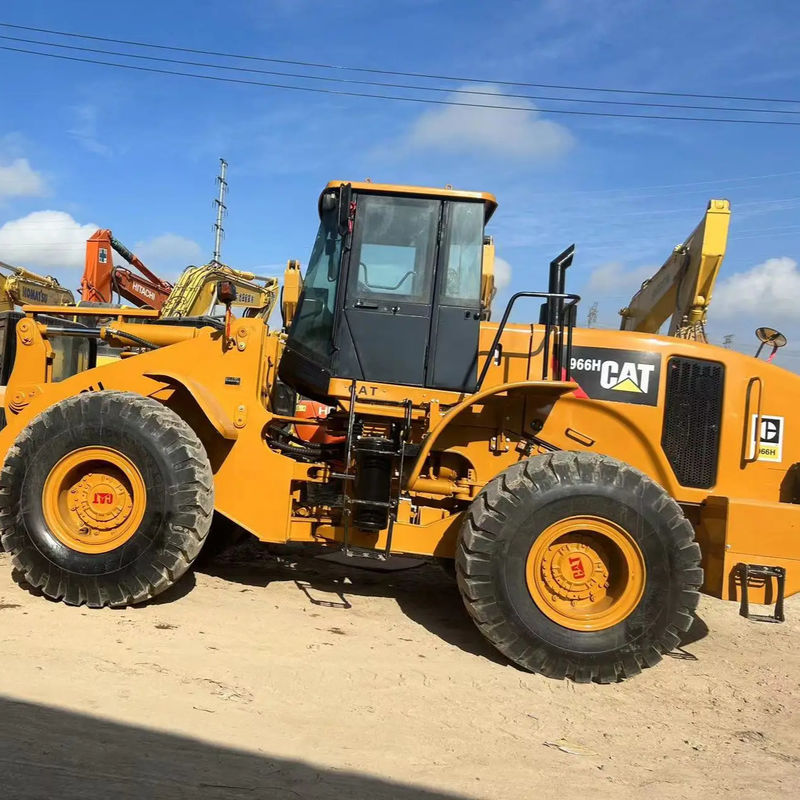 6 tonluk kullanılmış yükleyici CAT966H kullanılmış tırtıl 966 tekerlekli yükleyici kullanılmış kazı traktörü