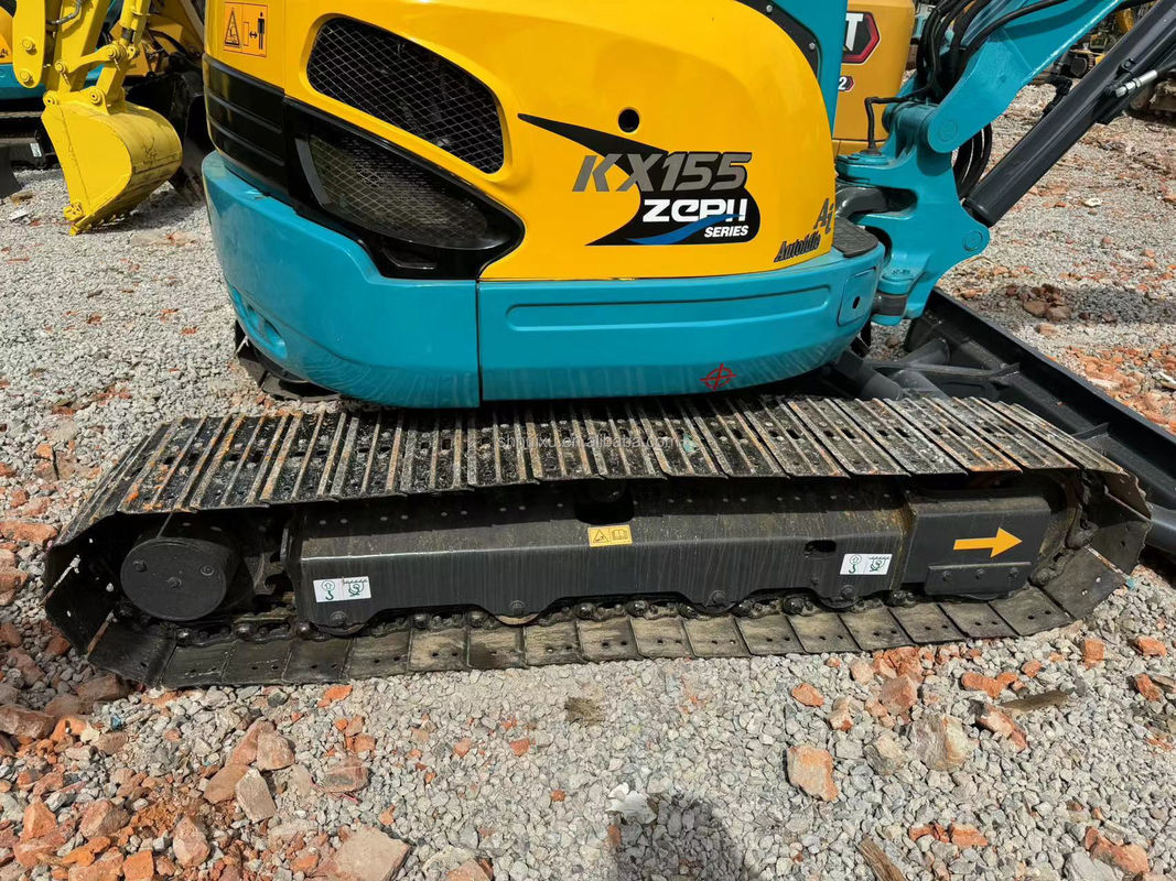 5.5 Ton Mini Kullanılmış Ekskavator Kubota Kx155 Orijinal Japonya Crawler Digger