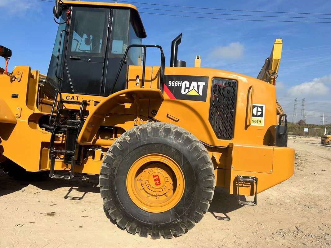 6 tonluk kullanılmış yükleyici CAT966H kullanılmış tırtıl 966 tekerlekli yükleyici kullanılmış kazı traktörü