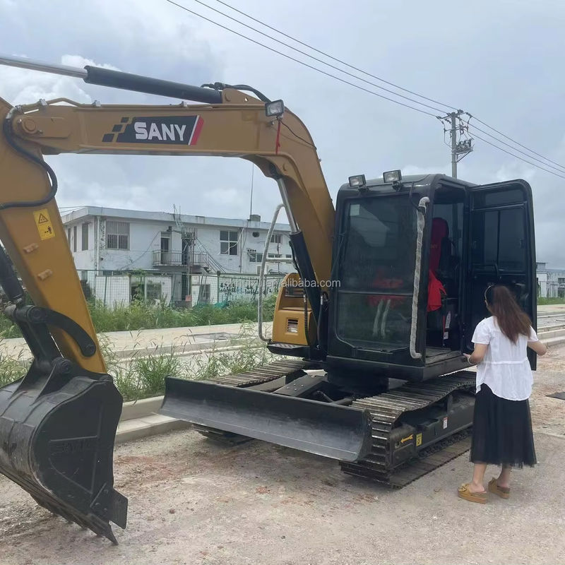 kullanılmış mideum boyutlu kazıcı kullanılmış sany 75c/saniye el sany 75c satışta