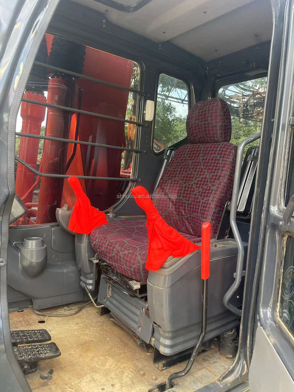 12000kg Zx120 Kullanılmış Hitachi Kazı makinesi İkinci El Orijinal Boya ile 0.51m3