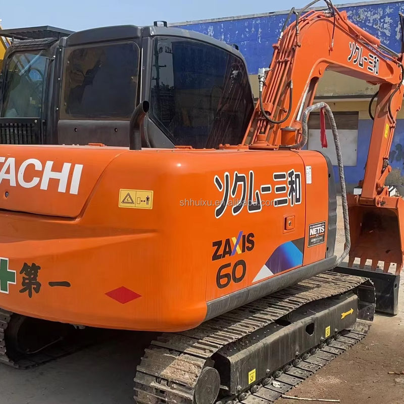 6000KG Zx60 Kullanılmış Hitachi Kazıcı Orijinal Renk Kullanılmış Hitachi Mini Kazıcı