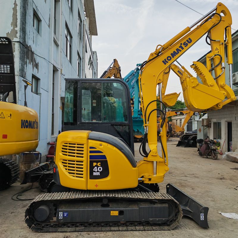 Kullanılmış mini ekskavatör Komatsu PC40MR küçük kazıcı kullanılmış makineler mini ekskavatörler sürücü Komatsu PC40MR fabrika fiyatı