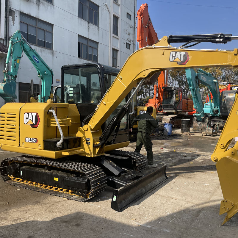 Süper Değerli Deneyim Kullanılmış CAT 305.5 ekskavatörü CAT 305.5E2 307d 306 308c mini ekskavatörü Satılık