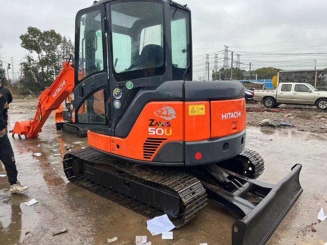 5 Tonluk Japonya Markası Mini Kazı makinesi Hitachi Zx50u İkinci El Kazı makinesi