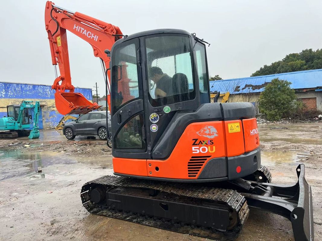 5 Tonluk Japonya Markası Mini Kazı makinesi Hitachi Zx50u İkinci El Kazı makinesi