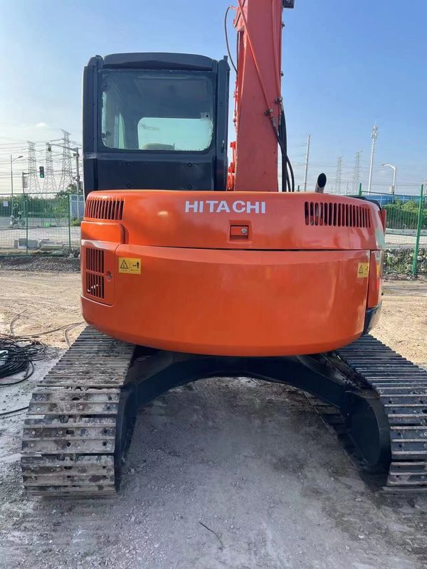 7.1 Ton Kullanılmış Orijinal Hitachi Zx70 Zx75 Mini Ekskavatörü 0.33m3