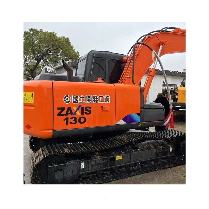 12.5 ton orijinal kullanılmış Hitachi Excavator Zx130 kullanılmış hidrolik sürünen kazıcı