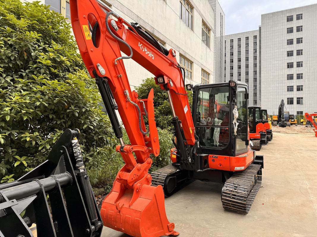 Mini KUBOTA KX165 İkinci el kazıcı sürünme tipi hareketli
