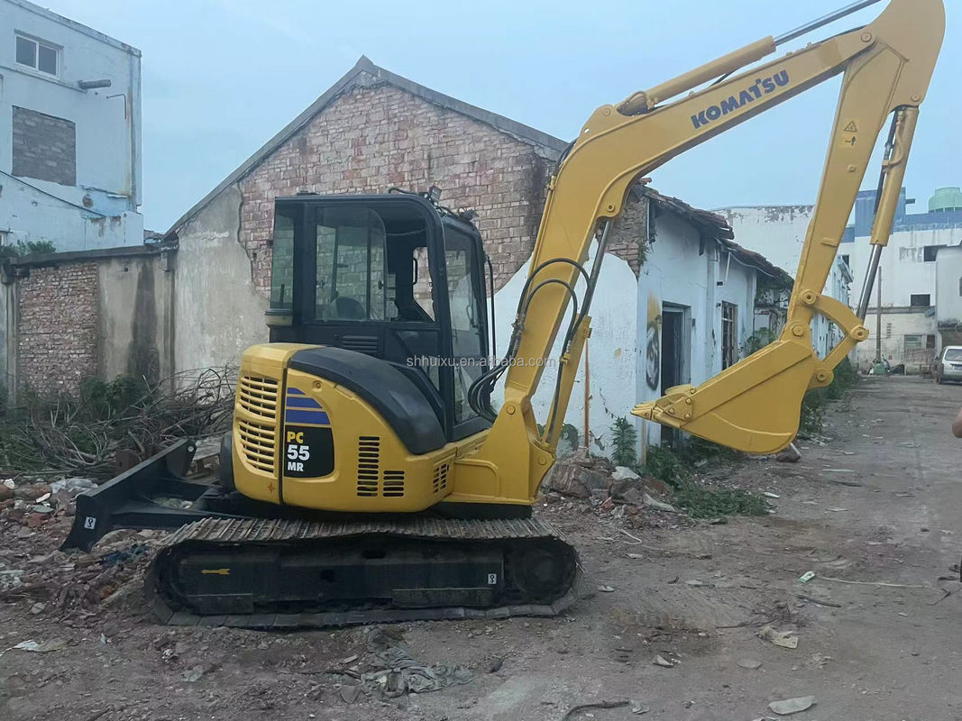 100%Japonya kullanılmış makineli kazıcılar Komatsu PC55 düşük fiyatlı ikinci el kazıcı Komatsu pc55 satışta