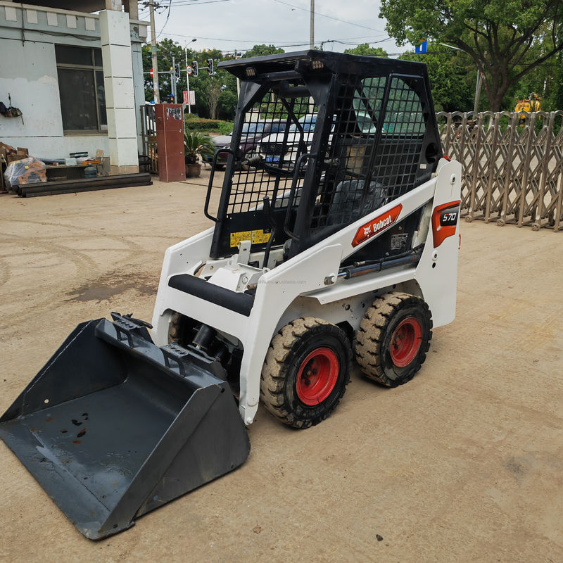 Çok fonksiyonel Kullanılmış Kaydırma Yükleyici BOBCAT S70 Doosan Bobcat 1 Ton İkinci El Mini Yükleyici