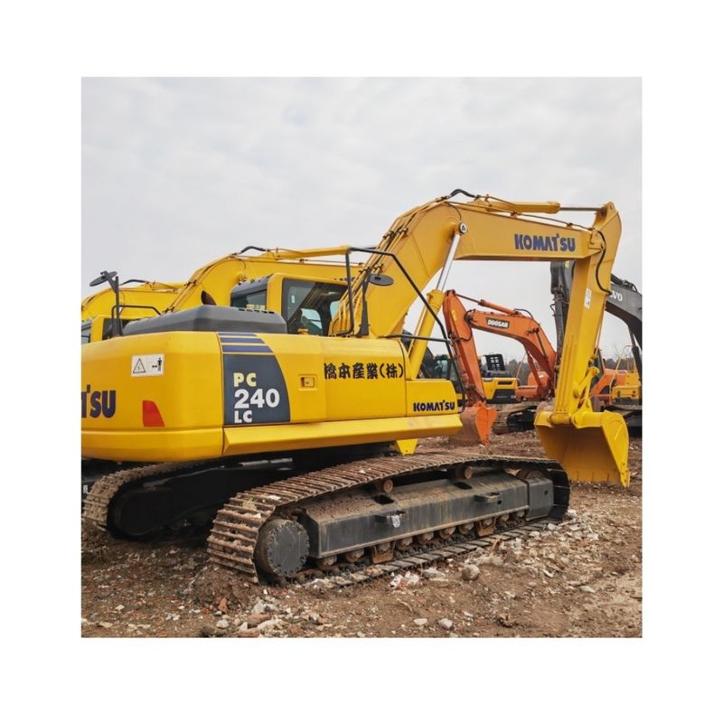 Kullanılmış Hidrolik Büyük komatsu pc240 ekskavatörü 24 tonluk ikinci el ekskavatörler Japonya Marka orijinal Komatsu pc240 Pc200-8