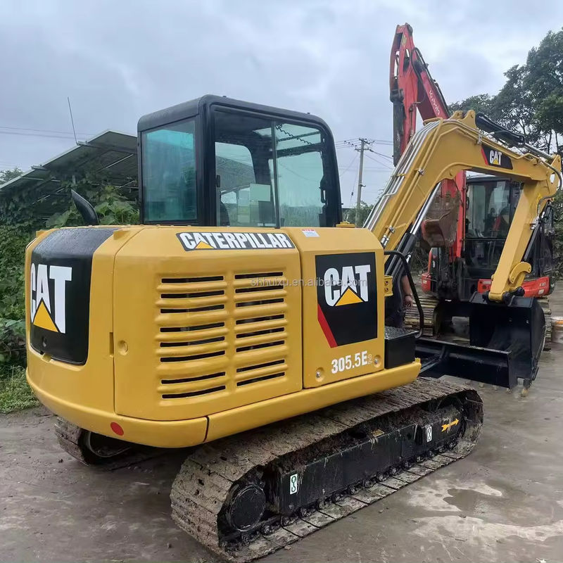 Kullanılmış CAT 305.5 kazık makinesi CAT 305.5E2 307d 306 308c mini kazık makinesi Satılık