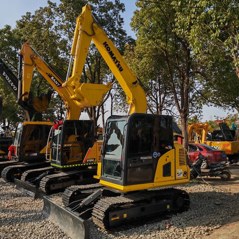 düşük çalışma saatleri kullanılan ekskavatör komatsu pc70-8/yüksek güçlü kullanılan ekskavatör komatsu pc70-8