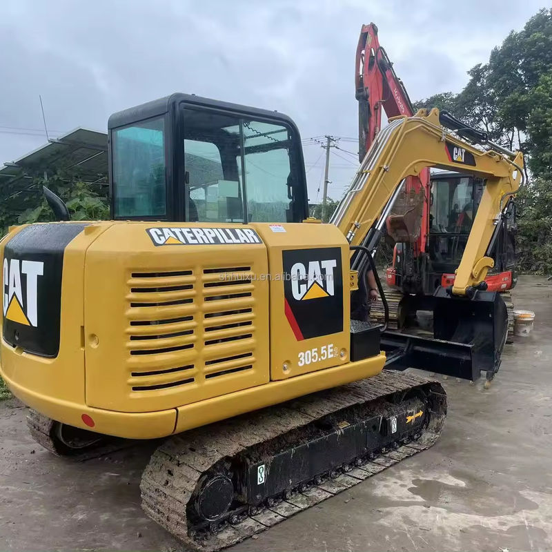 Yeni model Kullanılmış CAT 305.5 ekskavatörü CAT 305.5E2 mini ekskavatörü Satılık