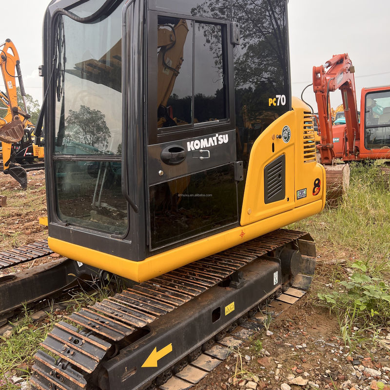 KOMATSU PC130 satılık yüksek güçlü motor / İkinci el orta boyutlu kazıcı KOMATSU PC130