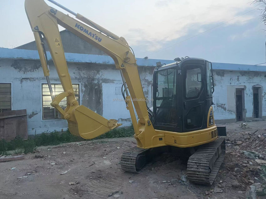 orijinal motor kullanılmış komatsu oc55/goos hali ikinci el mini komatsu pc55 satışta