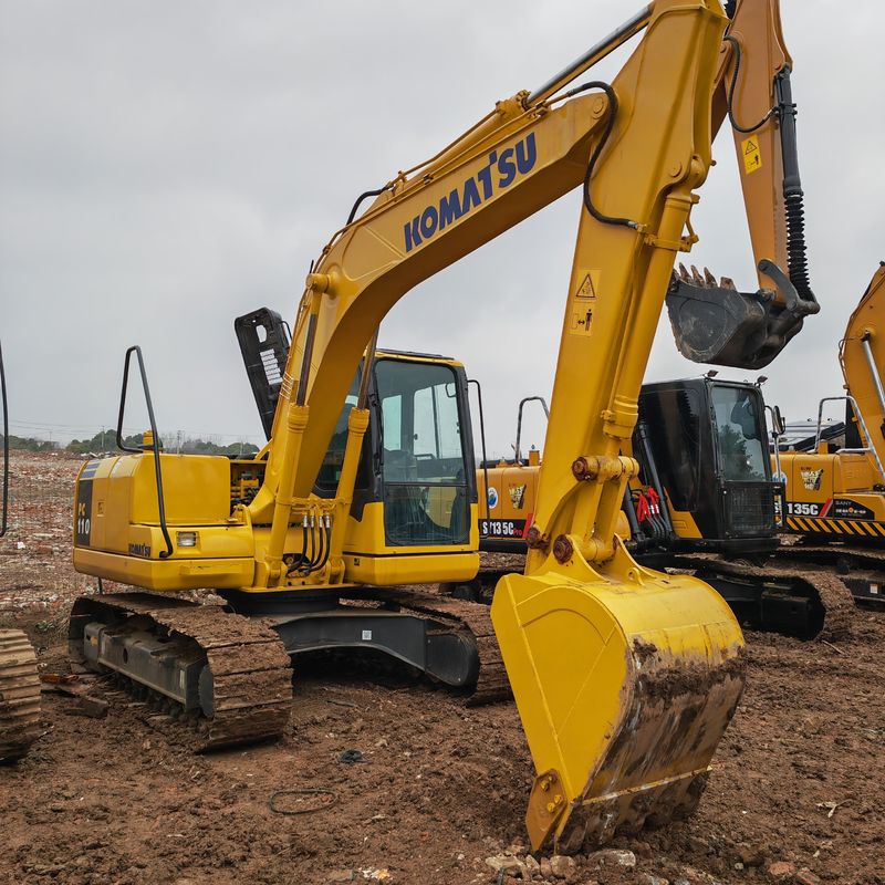 orijinal renk kullanılmış Komatsu pc110/Hidrolik Crawler kazıcı satılık kullanılmış komatsu pc110