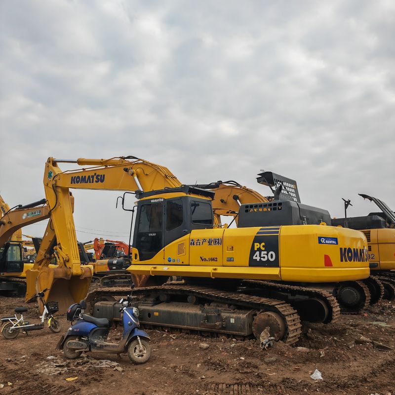 Yüksek kazma gücü kullanılmış büyük kazıcı komatsu pc450/ saniye el komatsu pc450 satışta