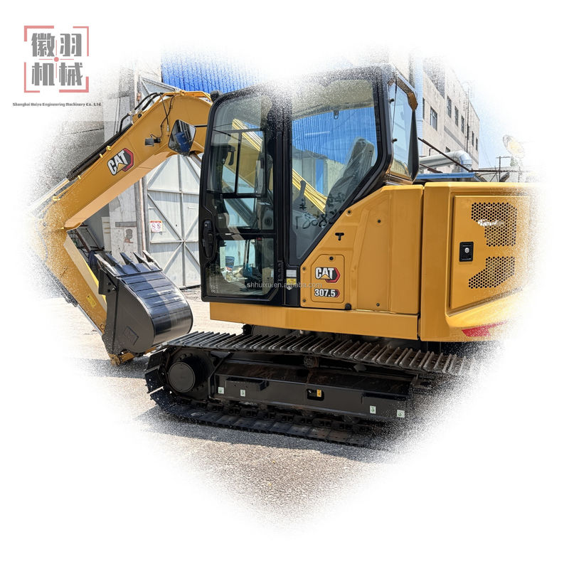 Kullanılmış Caterpillar 307.5 2023 yılında üretildi Mini Kullanılmış Excavator mini kargador inşaat makineleri